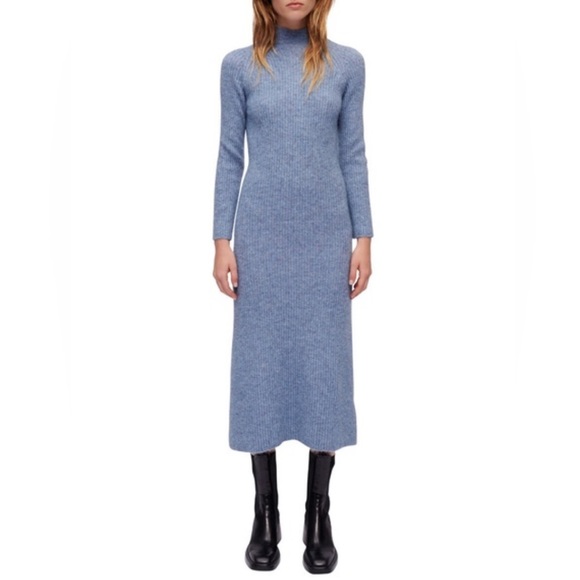 Maje Dresses & Skirts - NWT Maje Mohair Dress in Blue